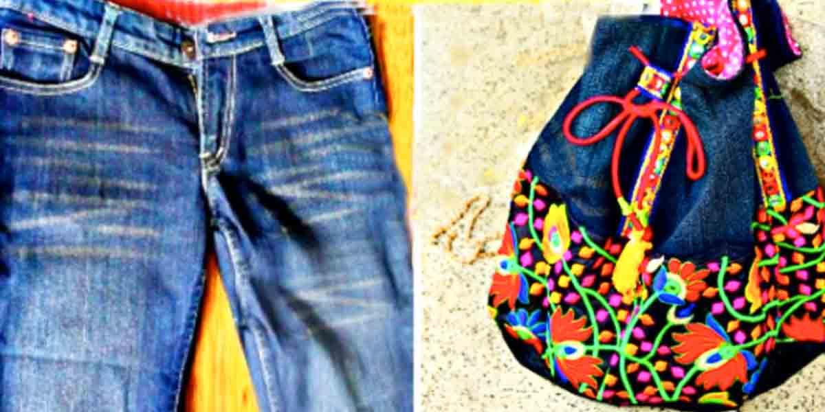 She Transforms Her Old Jeans Into This Remarkable Bag. Learn How!