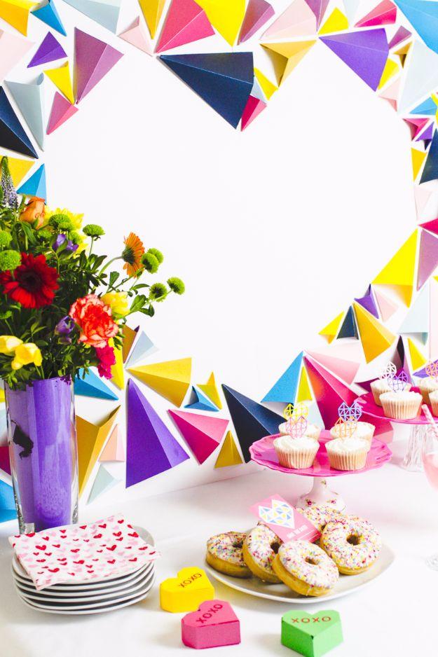 Giant Geometric Heart Backdrop, no special tools required to start and a small upgrade with a real visual payoff