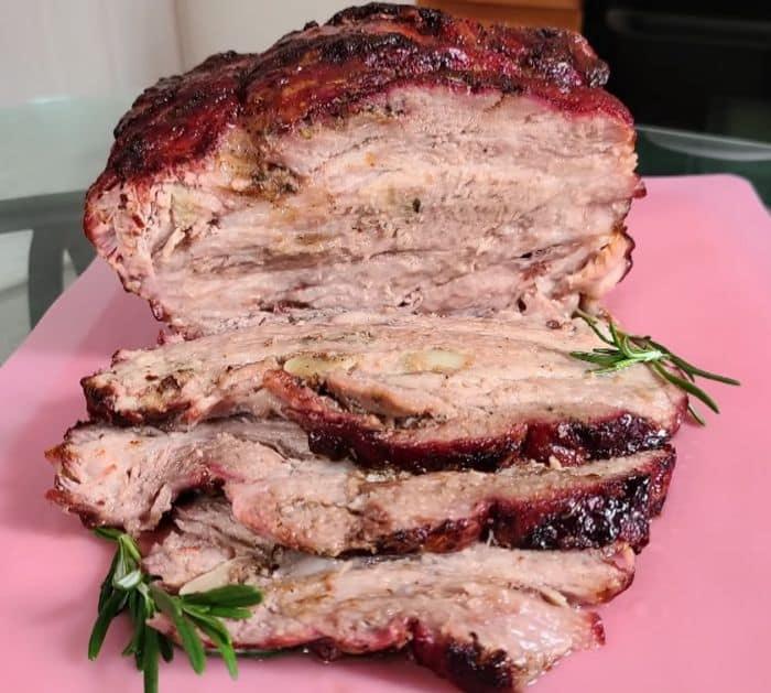 How To Make Pork Roast Stuffed with Garlic Onion Sauce