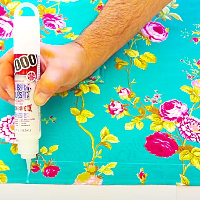 Easy Sewing Project - Fabric Glue Blanket - Weighted Blanket