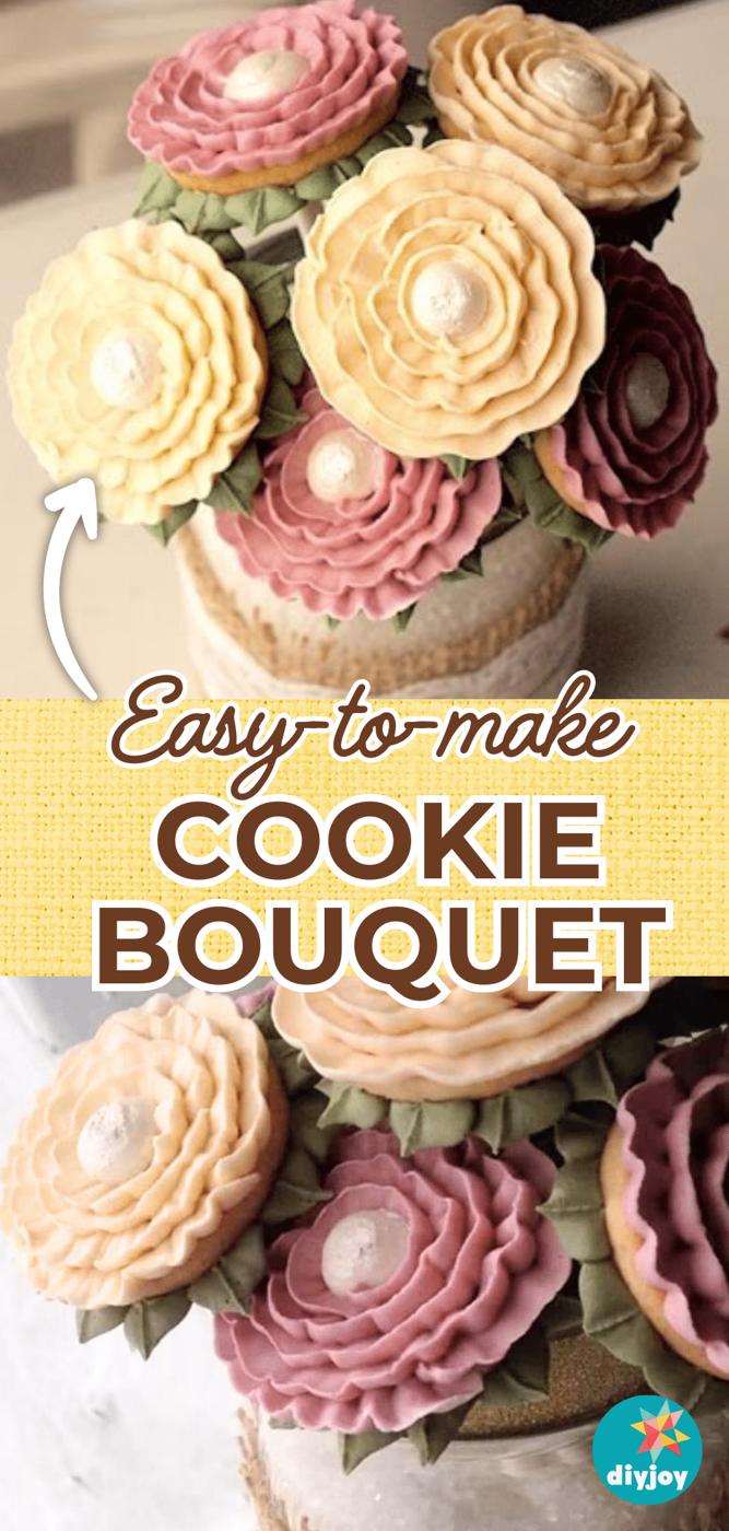 Easy Cookie Bouquet
