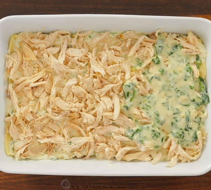 Easy Chicken Lasagna With Creamy White Sauce Recipe