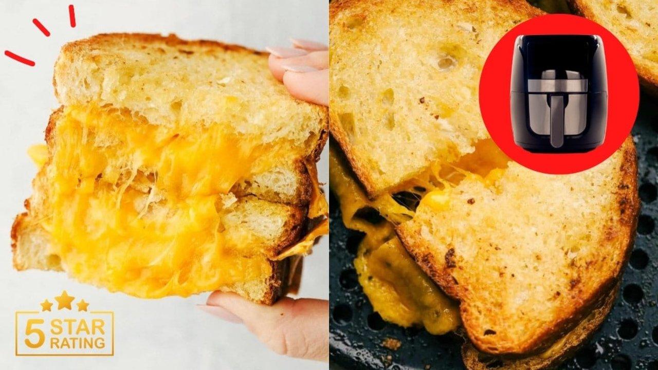 Air Fryer Grilled Cheese Sandwich