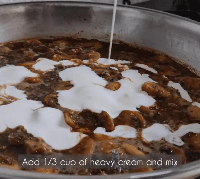 Creamy Garlic Mushroom Sauce Recipe Instructions