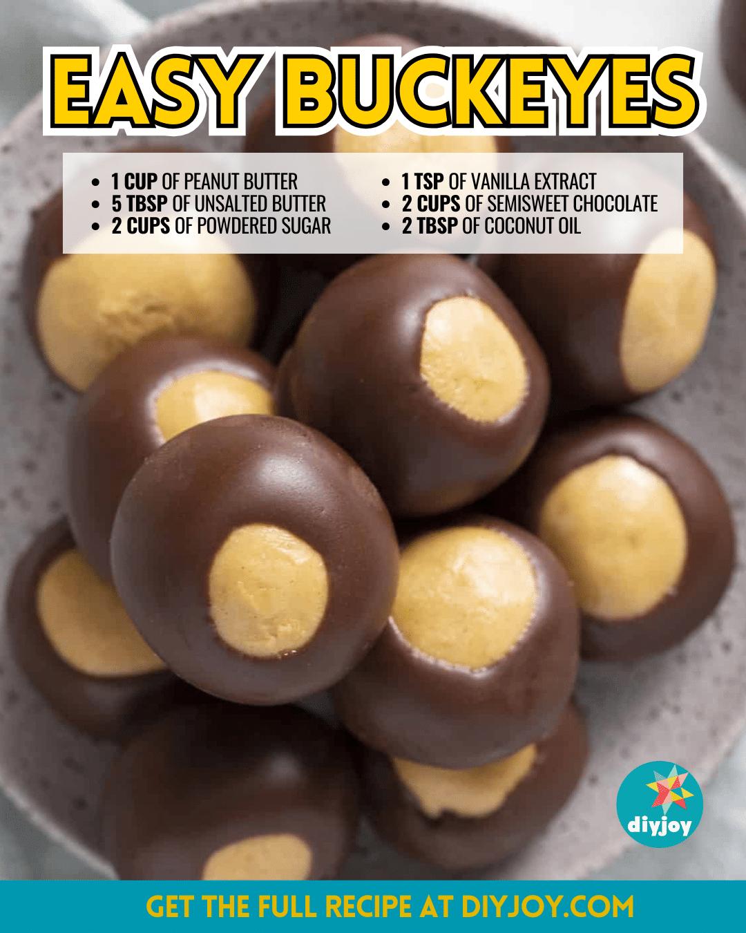 Easy Homemade Buckeyes Recipe