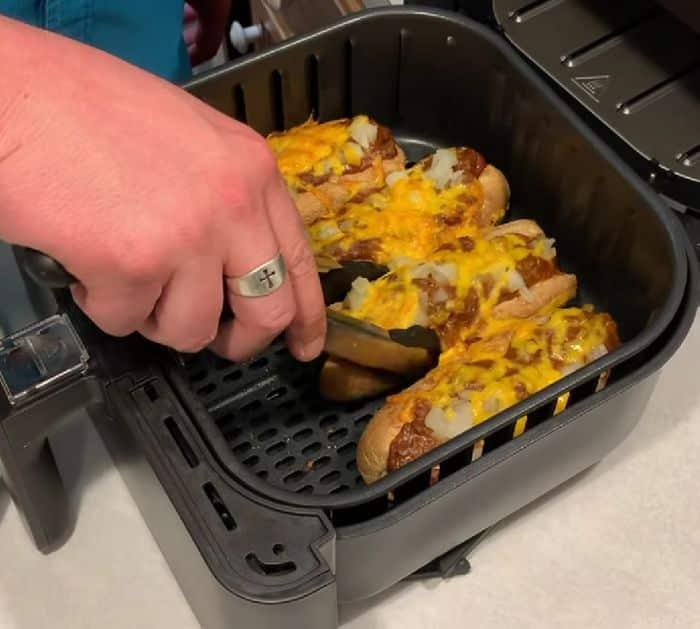 How to Make Chili Cheese Foot Long Hot Dogs