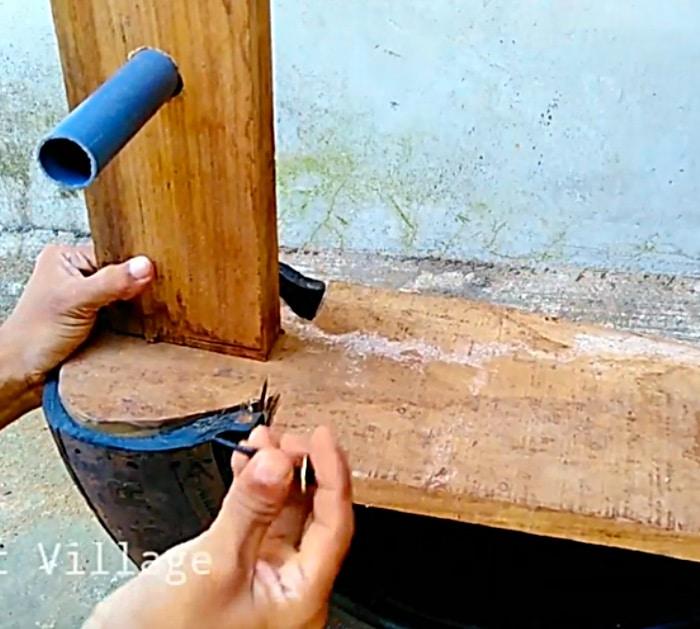 Make a DIY Toy Rocking Horse out of an old recycled upcycled tire