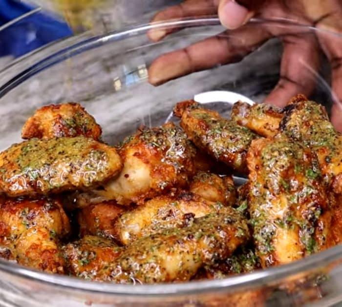 Super Crispy Air Fried Lemon Pepper Wings Recipe