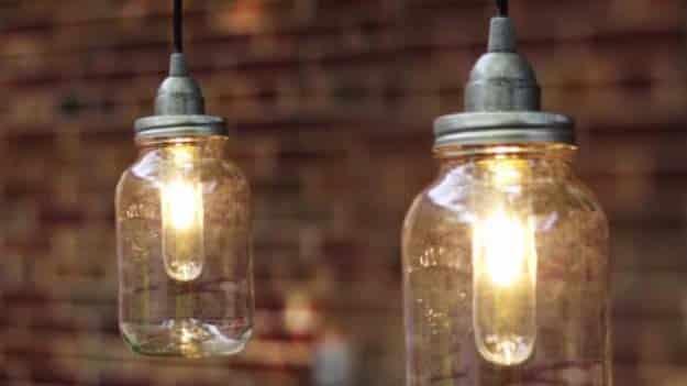 DIY Lighting Ideas and Cool DIY Light Projects for the Home. Chandeliers, lamps, awesome pendants and creative hanging fixtures, complete with tutorials with instructions | DIY Mas