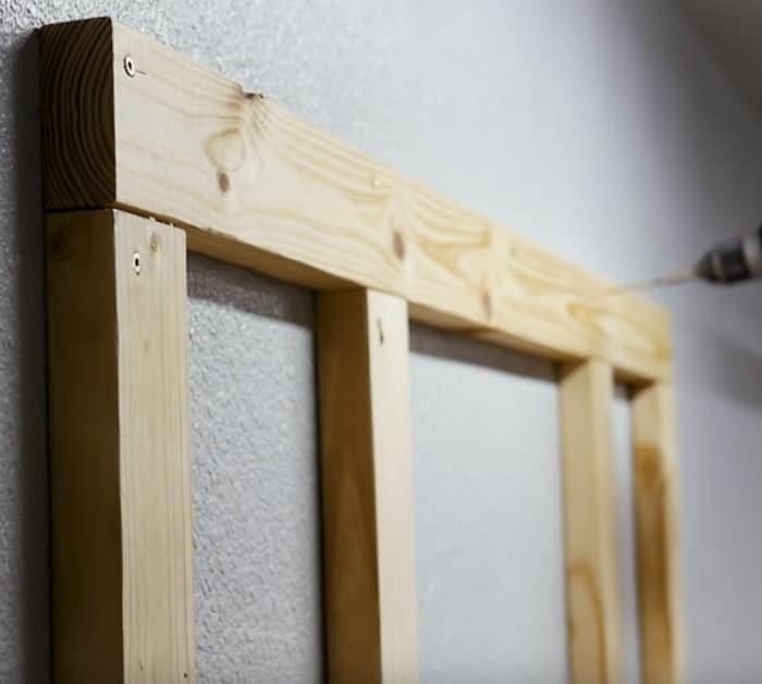 Make a DIY sliding door tool cabinet with pegboard
