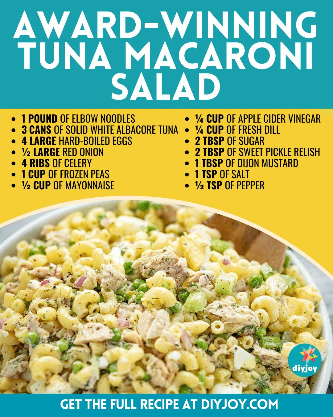 Award-Winning Tuna Macaroni Salad Recipe
