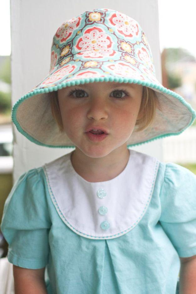 Reversible Bucket Hat, a fun make for using up fabric scraps and one worth bookmarking from this list