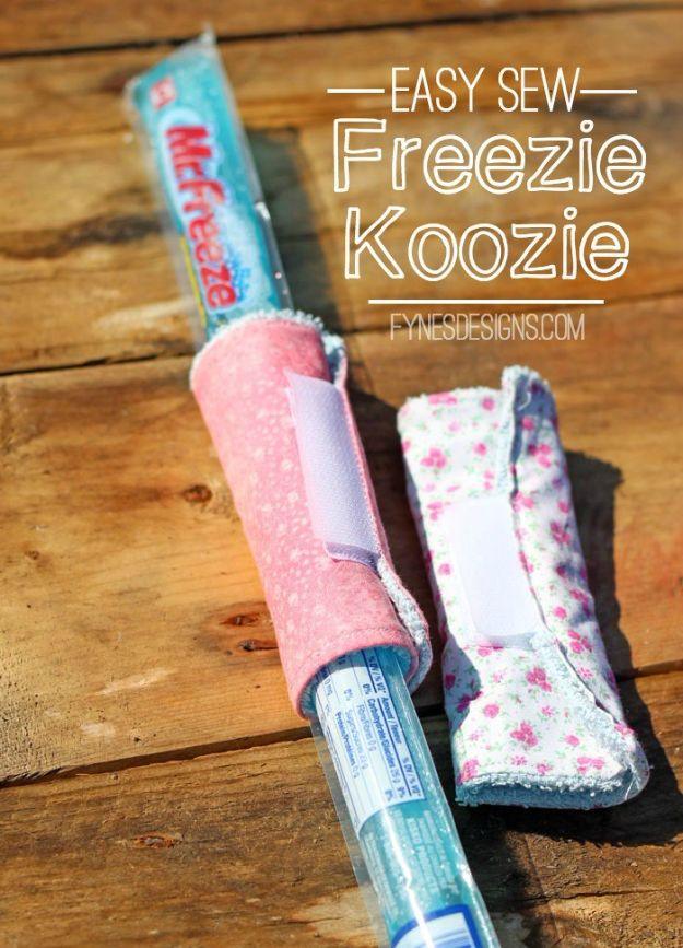 Freezie Koozies, one worth bookmarking from this list and a project that comes together in an afternoon