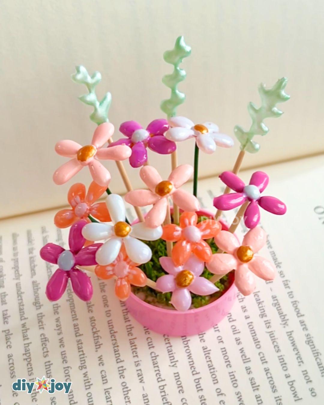 Easy Hot Glue Flowers