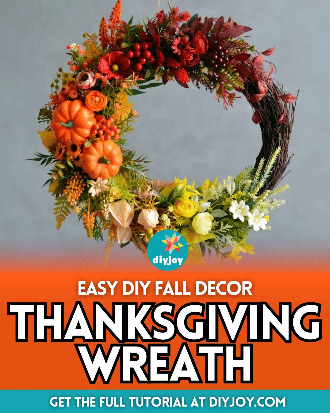 DIY Thanksgiving Wreath Tutorial