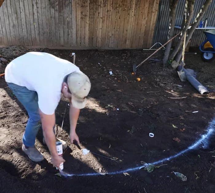 Easy to Build DIY Patio and Fire Pit Seating Area