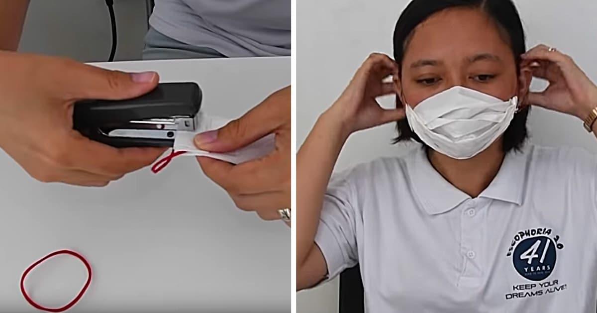 How to Make An Improvised Paper Towel Face Mask