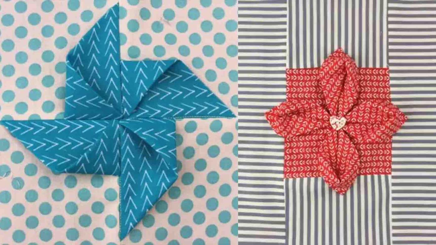 Two Origami Quilt Blocks Tutorial