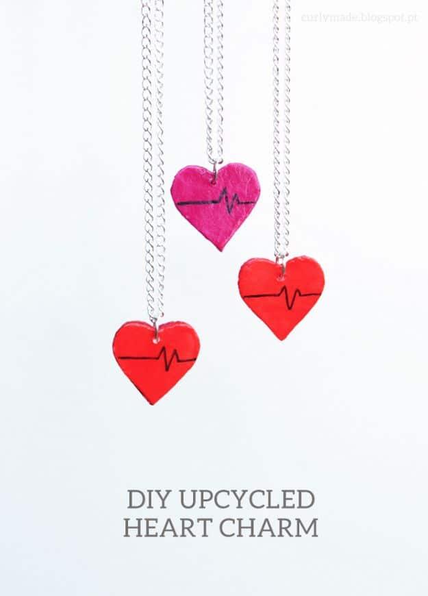 Upcycled Heart Charms, a smart way to add something special to a room and a thoughtful touch that elevates the whole look