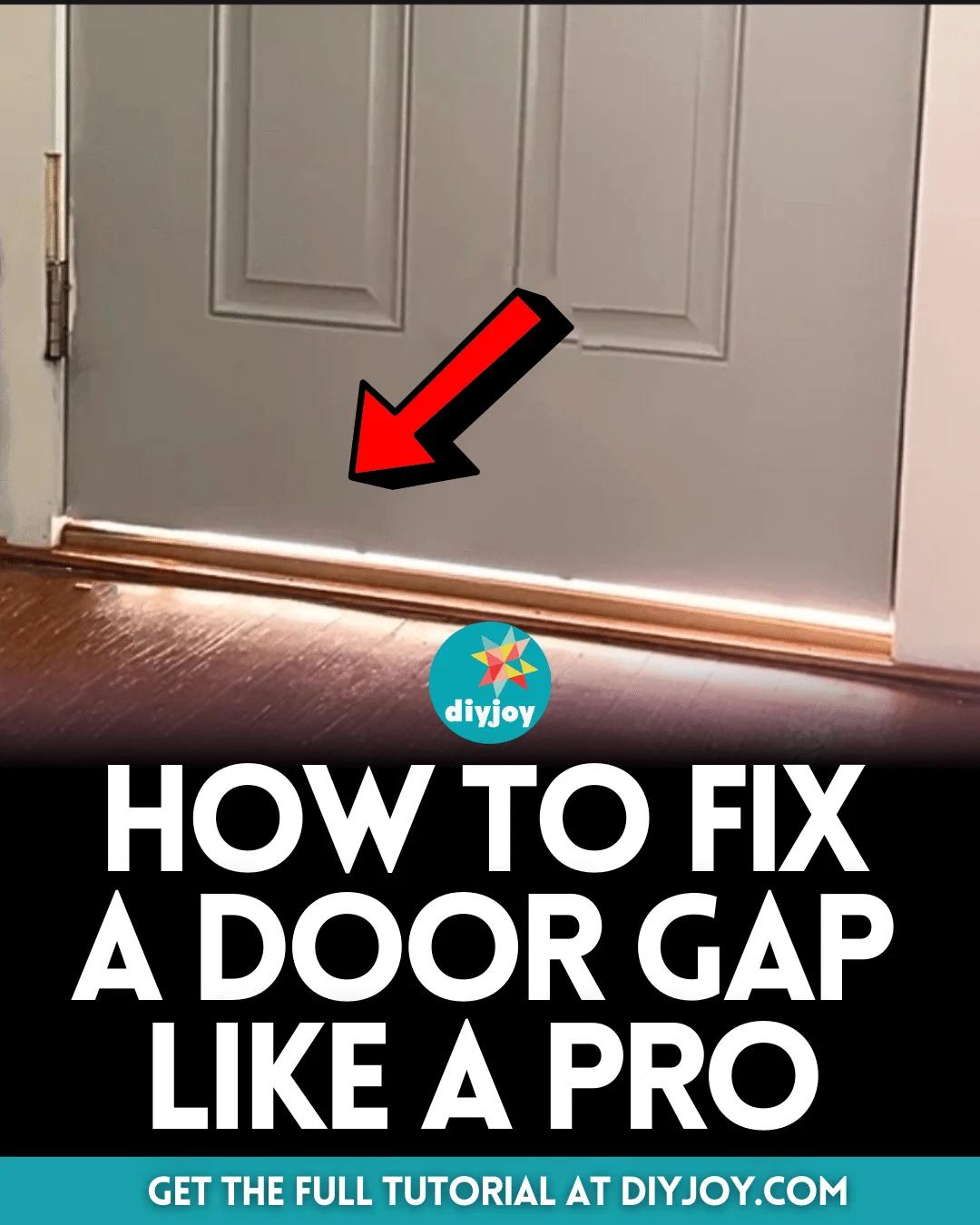 How to Fix a Door Gap Like a Pro