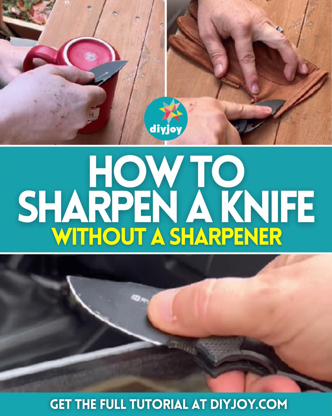 How to Sharpen a Knife Without a Sharpener