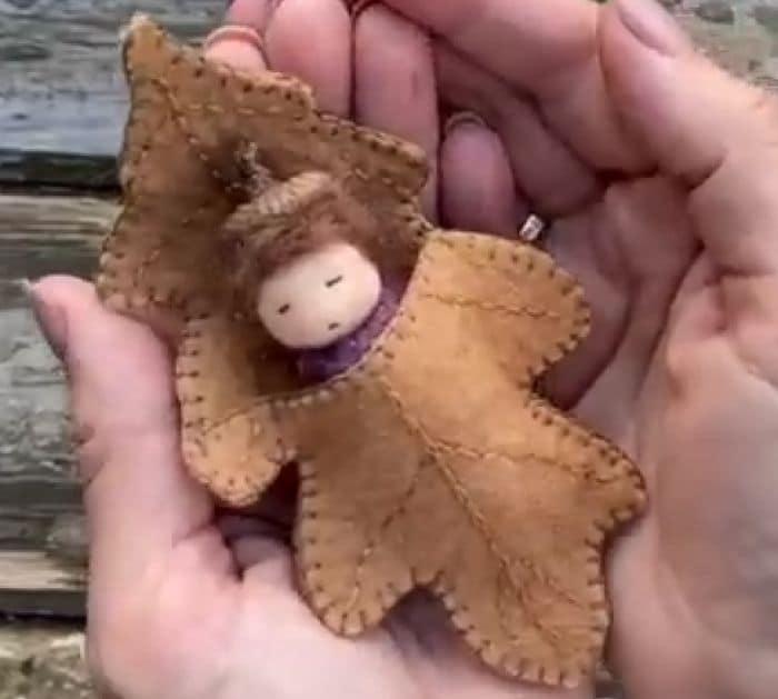 How To Sew Oak Leaf Doll