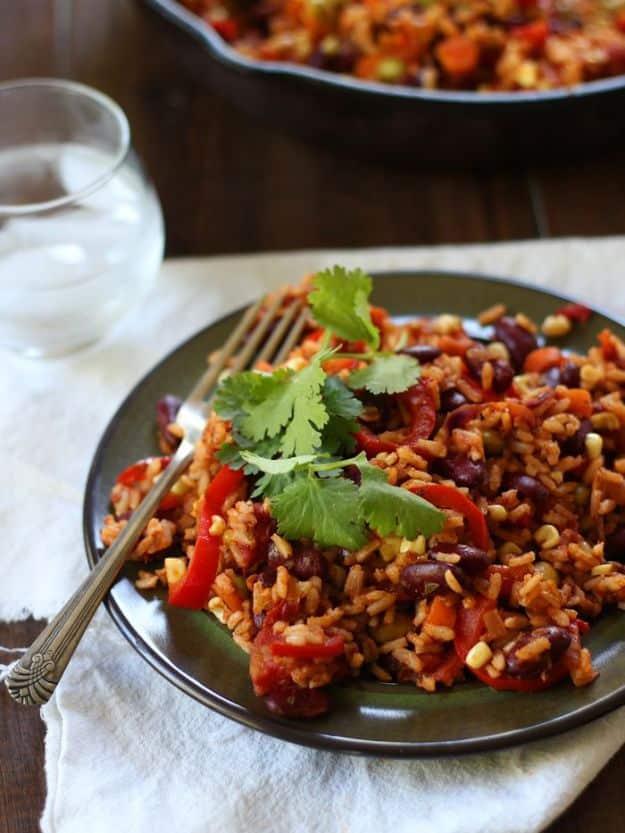 Best Mexican Food Recipes - Mexican Kidney Bean Fried Rice – Homemade Authentic Mexican Version - Mexican Beef Soup - Authentic Mexican Foods and Recipe Ideas for Casseroles, Quesa