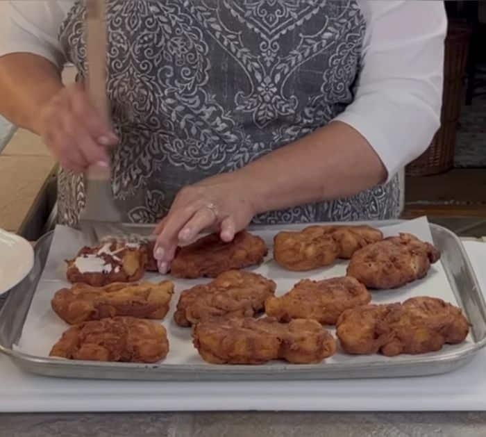 How to Make Crispy Glazed Apple Fritters