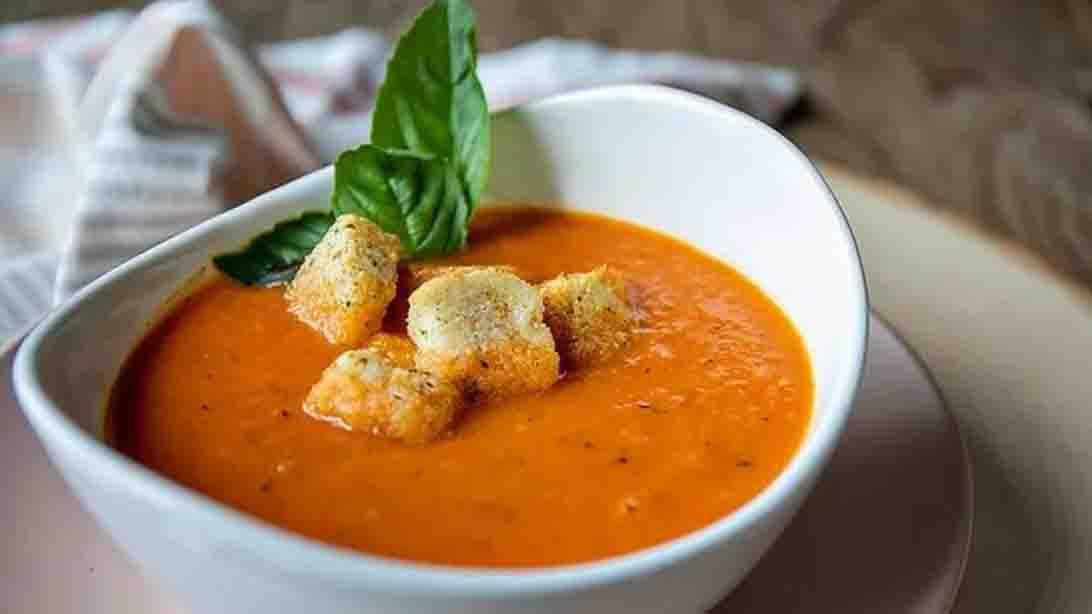 Roasted Red Pepper and Tomato Soup