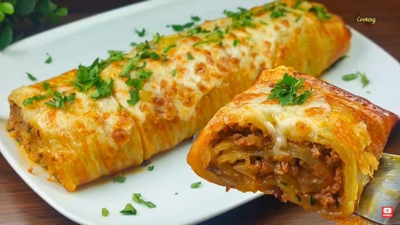 Potato Beef Roll Recipe