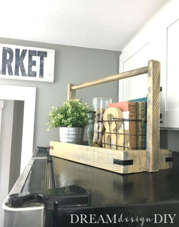 Modern Farmhouse Wood Tray, one of the best joanna gaines inspired gifts on this list and an idea worth saving for later