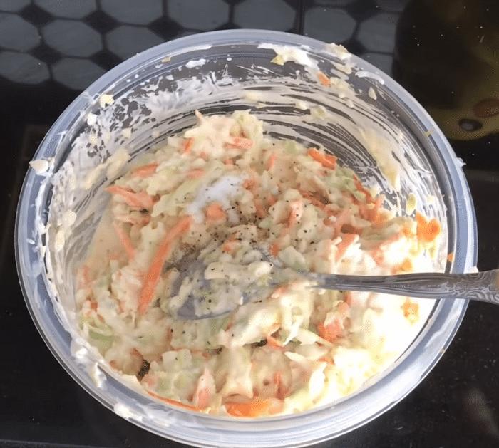 Copycat KFC Coleslaw Salad Recipe Instructions