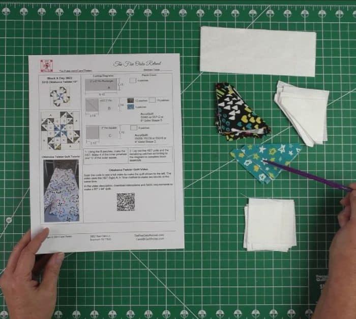 How to Make Oklahoma Twister Quilt Block