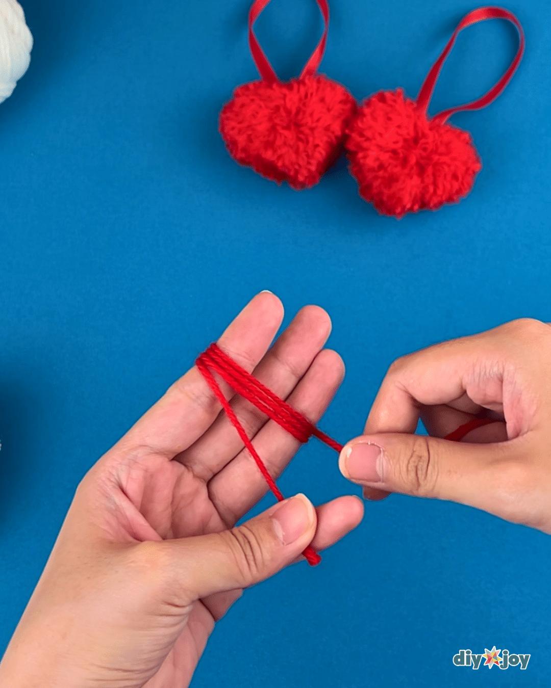 Pom Pom Hearts — diy pom pom maker