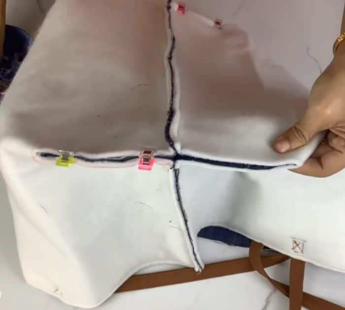 How to Sew Denim Tote Bags Project