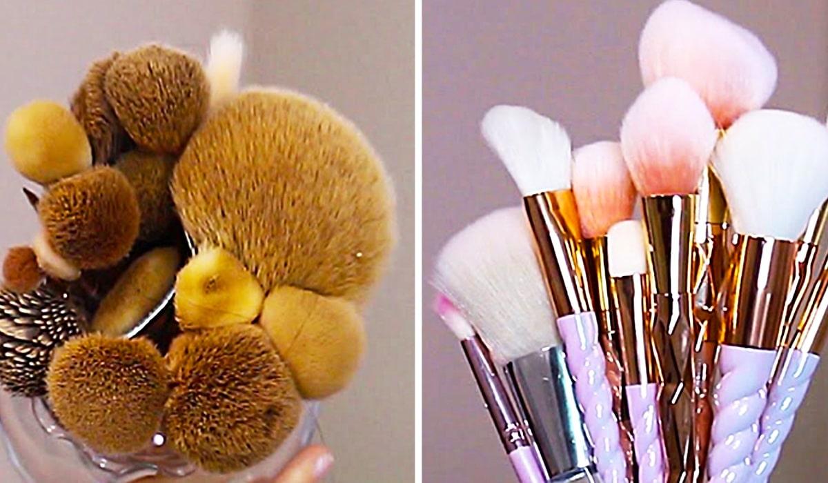 How To Clean Makeup Brushes At Home