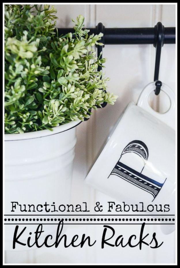 Functional & Fabulous Kitchen Racks, easy to fit into a free afternoon and a satisfying finish for not much work