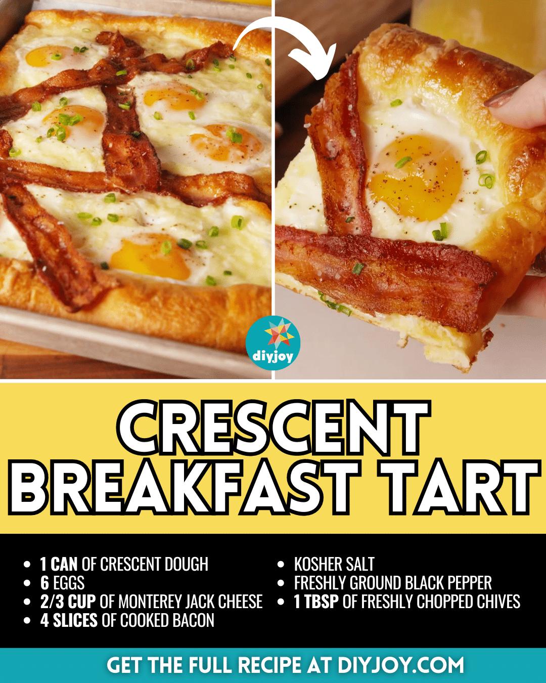 Easy Crescent Breakfast Tart Recipe