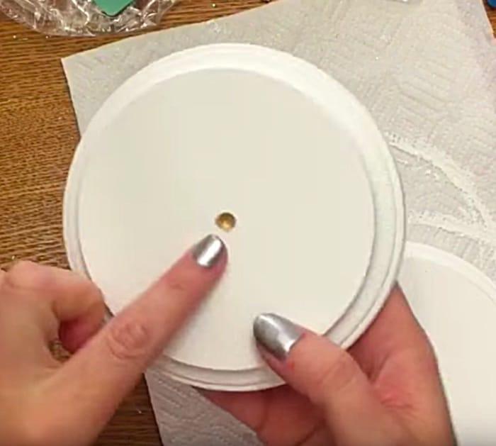Learn to make a DIY Glitter Heart Candle Holder for a Valentine's Day Decoration