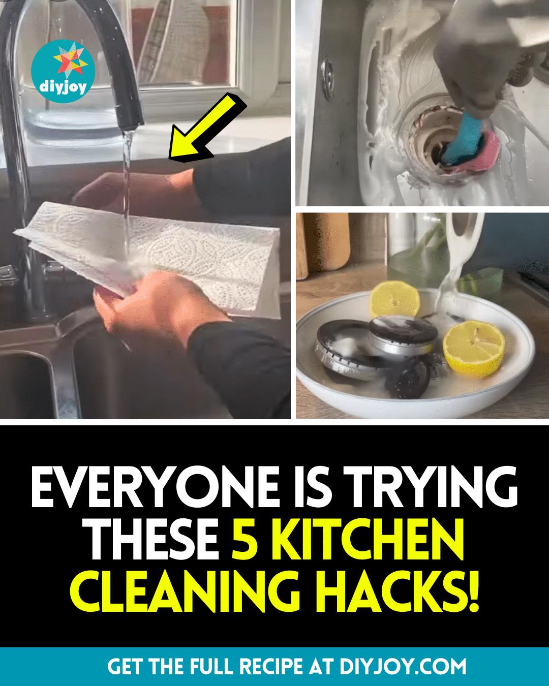 Everyone is Trying These 5 Kitchen Cleaning Hacks!