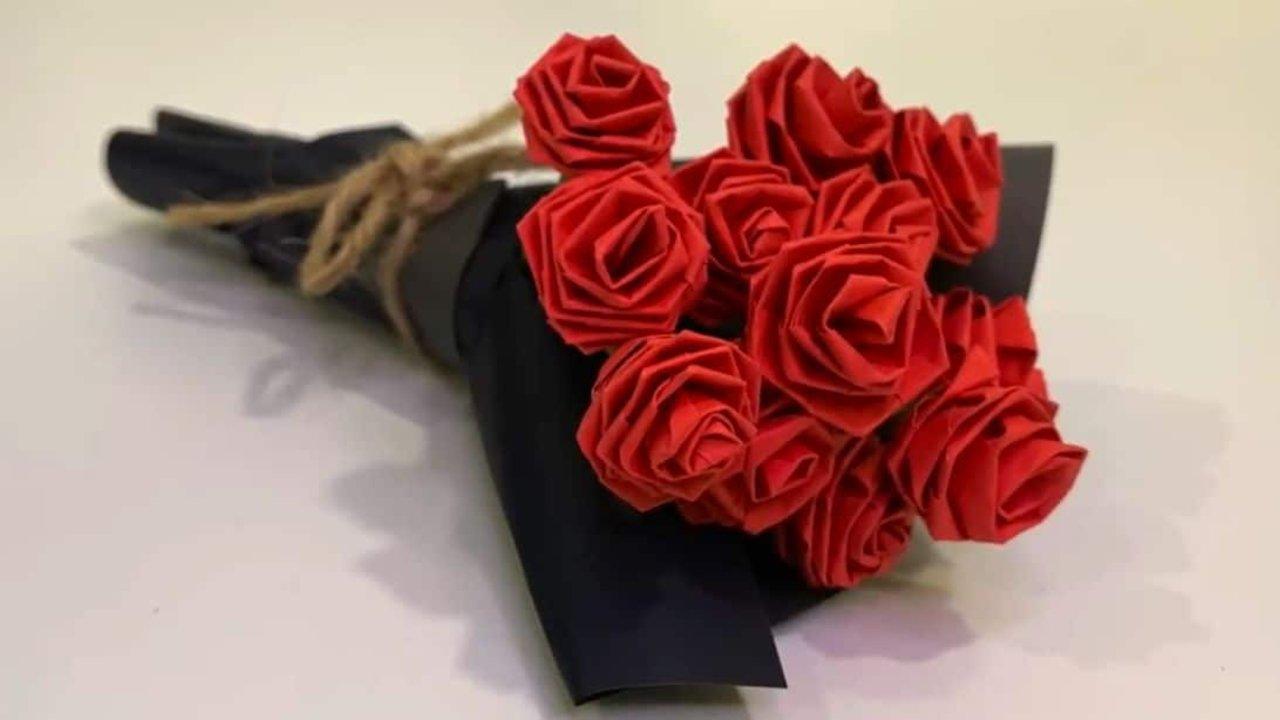 How to Make Mini Paper Flower Bouquet