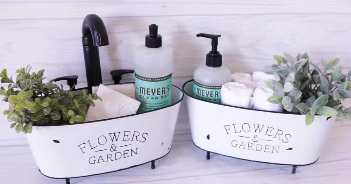 How To Make A Dollar Tree Farmhouse Wash Bucket