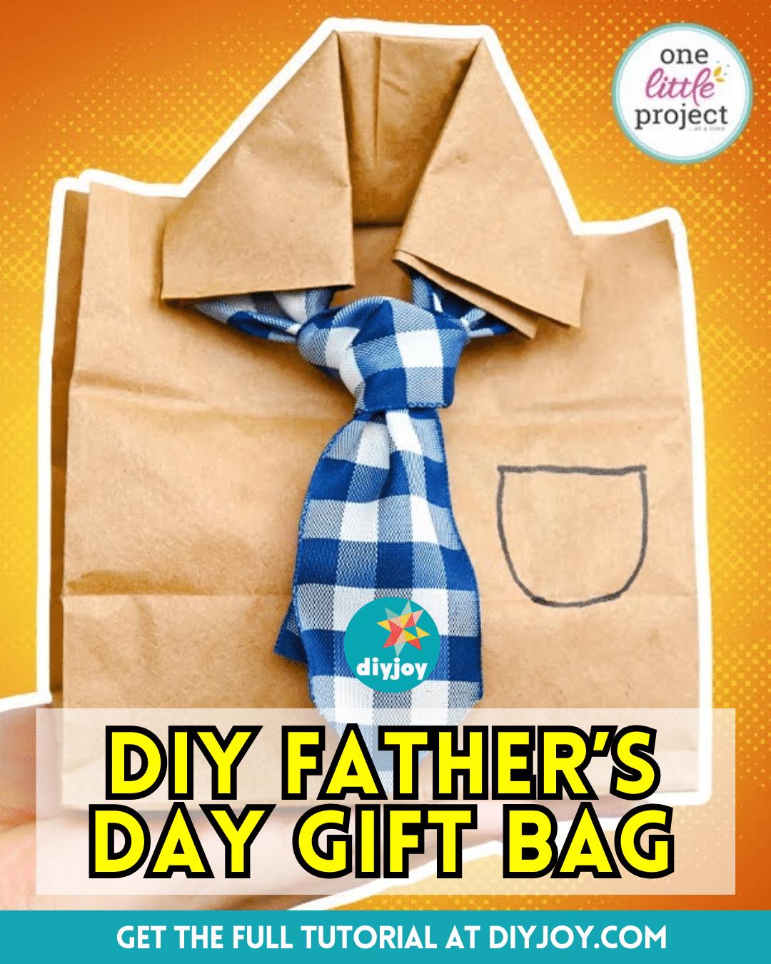 Easy DIY Father’s Day Gift Bag Tutorial