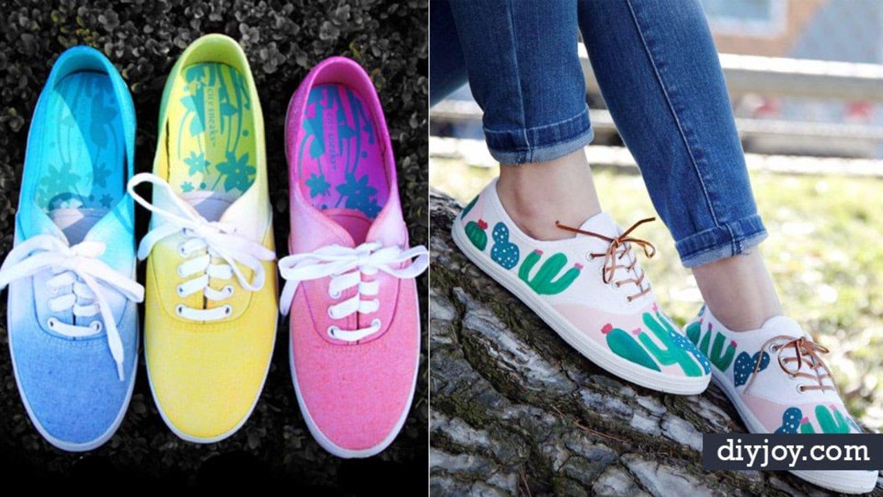 33 DIY Ideas for Upgrading Your Tennis Shoes