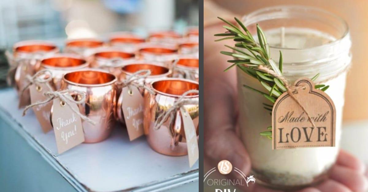31 DIY Wedding Favors To Make For The Big Day