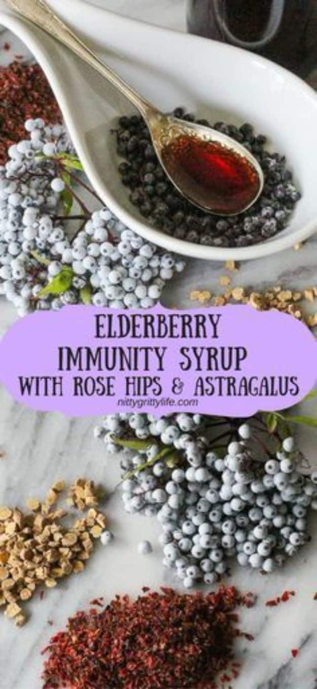 Elderberry Immunity Syrup, quick enough to finish over a weekend and a favorite that gets compliments every time