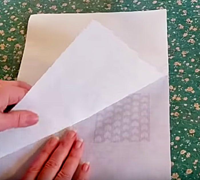 Free Downloadable DIY Printed Fabric using freezer paper
