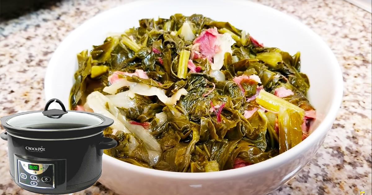 Crockpot Southern Collard Greens Recipe