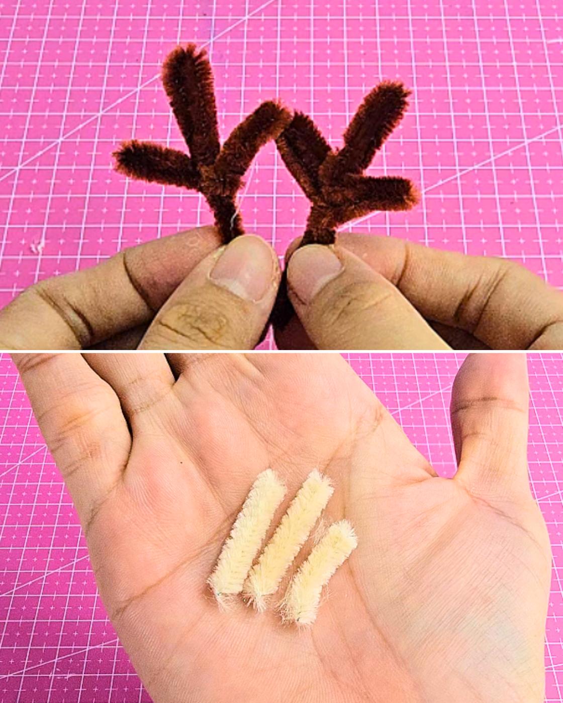 Easy Wine Cork Reindeer