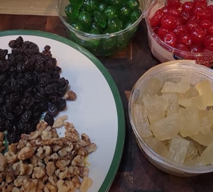 fruitcake cookies ingredients